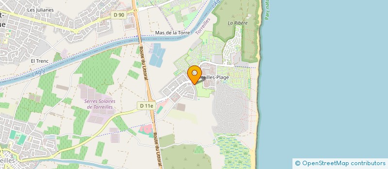 localisation de l'entreprise MONSIEUR JEAN MONDESIR  TORREILLES