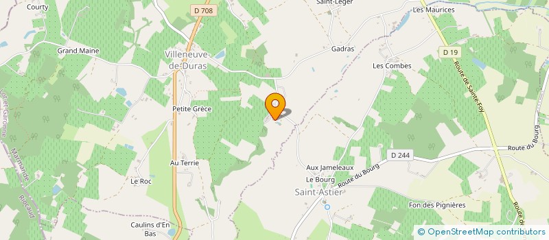 localisation de l'entreprise MONSIEUR JEAN MONDIN  VILLENEUVE-DE-DURAS