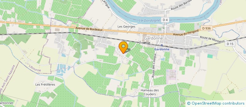 localisation de l'entreprise MONSIEUR JEAN MONFERRIER  GARDONNE