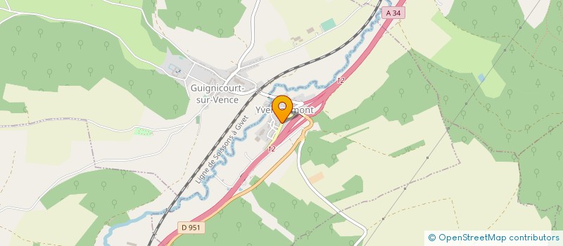 localisation de l'entreprise MONSIEUR JEAN MONFRAIX  YVERNAUMONT