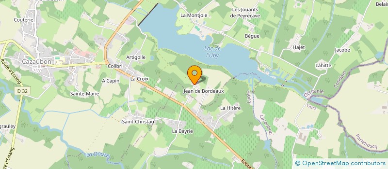 localisation de l'entreprise MONSIEUR JEAN MONGE à CAZAUBON