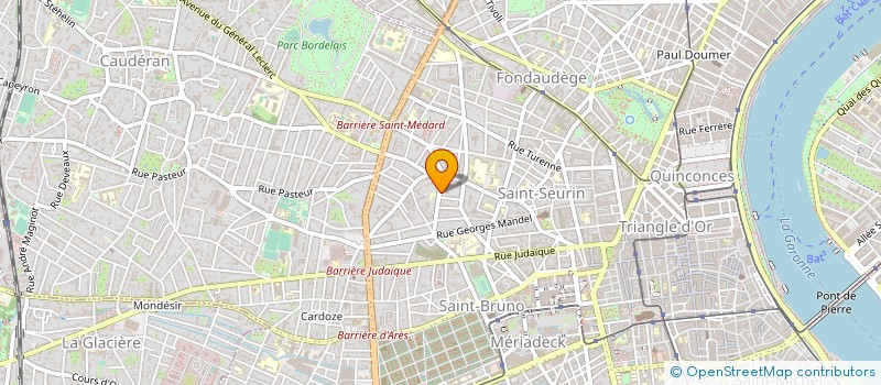 localisation de l'entreprise MONSIEUR JEAN MONIER à BORDEAUX