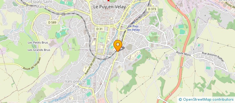 localisation de l'entreprise MONSIEUR JEAN MONIER  LE PUY-EN-VELAY