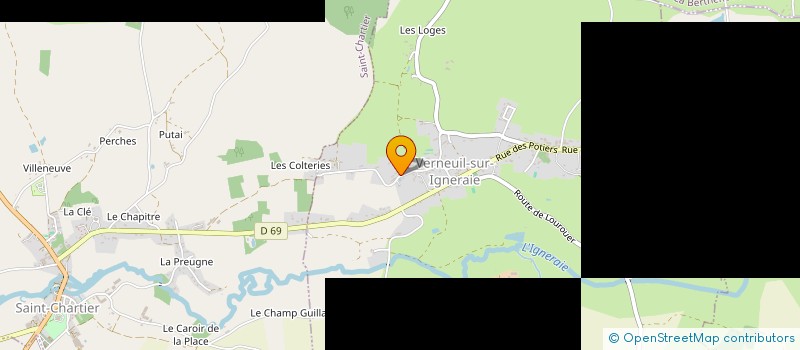 localisation de l'entreprise MONSIEUR JEAN MONIER à VERNEUIL-SUR-IGNERAIE
