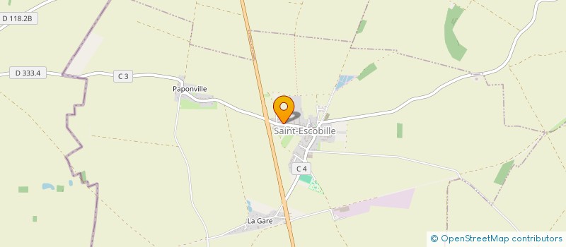 localisation de l'entreprise MONSIEUR JEAN MONJANEL  SAINT-ESCOBILLE