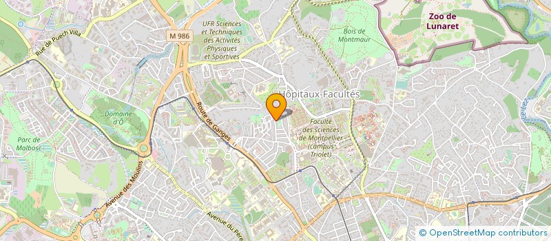 localisation de l'entreprise MONSIEUR JEAN MONNET à MONTPELLIER