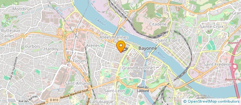 localisation de l'entreprise MONSIEUR JEAN MONNIER à BAYONNE