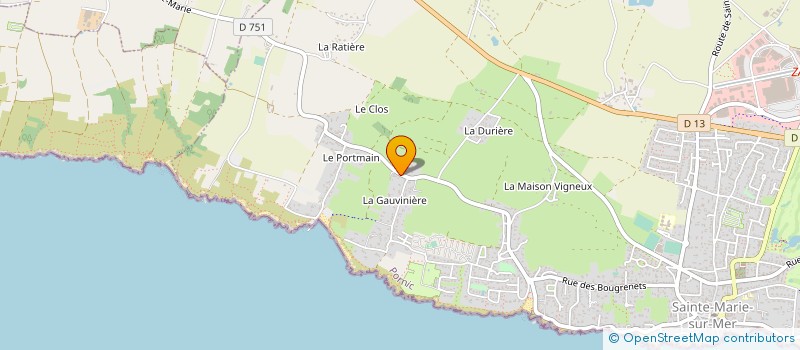 localisation de l'entreprise MONSIEUR JEAN MONNIER à PORNIC