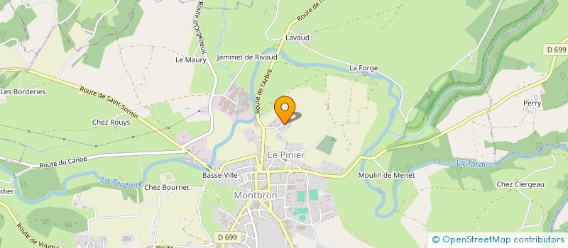 localisation de l'entreprise MONSIEUR JEAN MONTALETANG à MOULINS-SUR-TARDOIRE