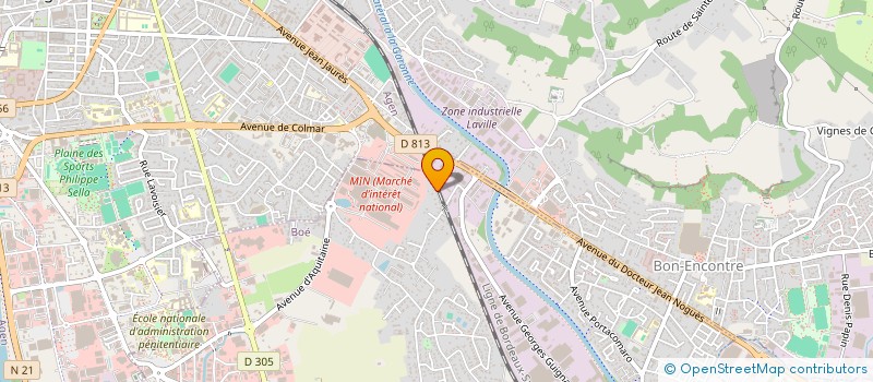 localisation de l'entreprise MONSIEUR JEAN MONTANEDE  BOE