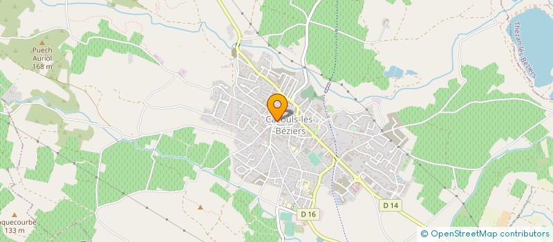 localisation de l'entreprise MONSIEUR JEAN MONTEL à CAZOULS-LES-BEZIERS