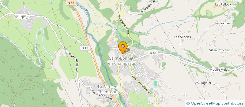 localisation de l'entreprise MONSIEUR JEAN MONTIER  SAINT-BONNET-EN-CHAMPSAUR