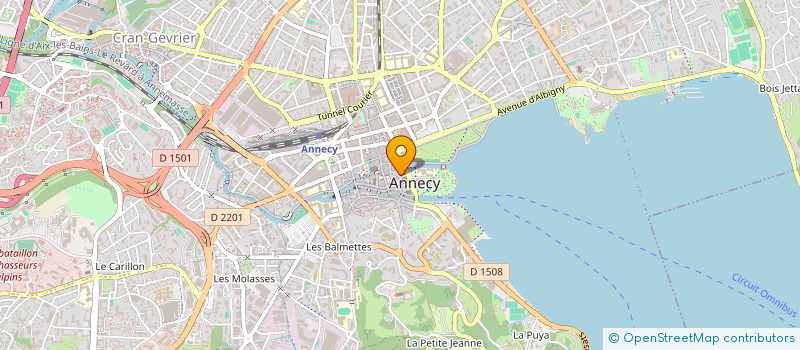 localisation de l'entreprise MONSIEUR JEAN MONTMASSON  ANNECY