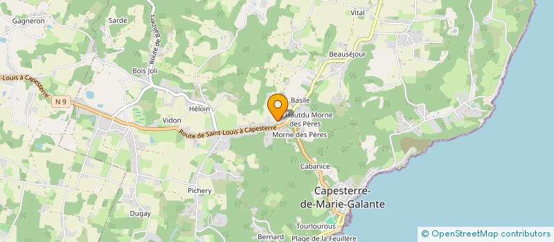 localisation de l'entreprise MONSIEUR JEAN MONTOUT à CAPESTERRE-DE-MARIE-GALANTE
