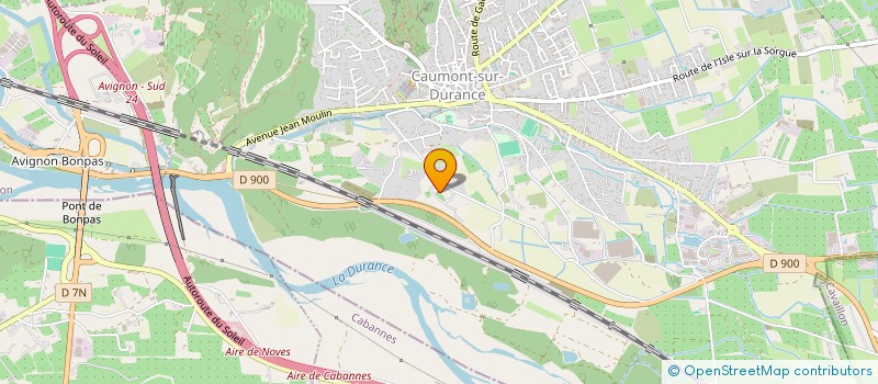 localisation de l'entreprise MONSIEUR JEAN MONTOYA  CAUMONT-SUR-DURANCE