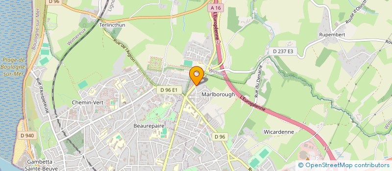 localisation de l'entreprise MONSIEUR JEAN MONTUIS à SAINT-MARTIN-BOULOGNE