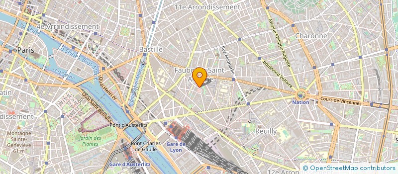 localisation de l'entreprise MONSIEUR JEAN MORAND à PARIS