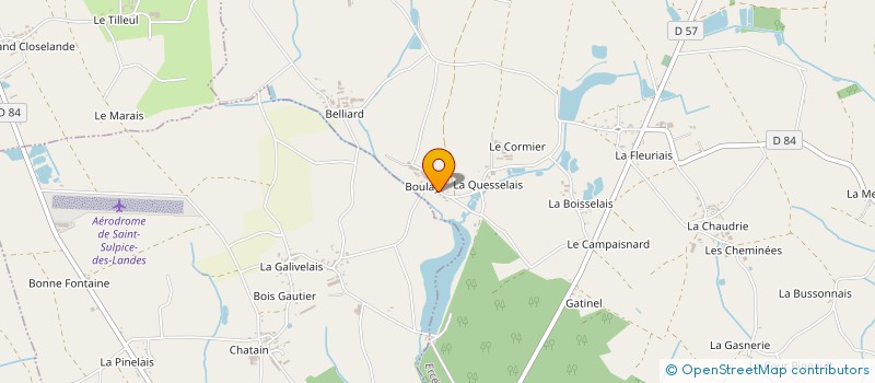 localisation de l'entreprise MONSIEUR JEAN MORDRET  TEILLAY