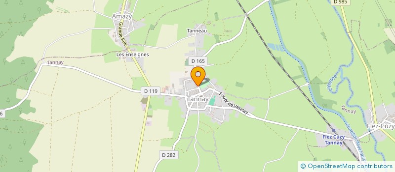 localisation de l'entreprise MONSIEUR JEAN MOREAU à TANNAY