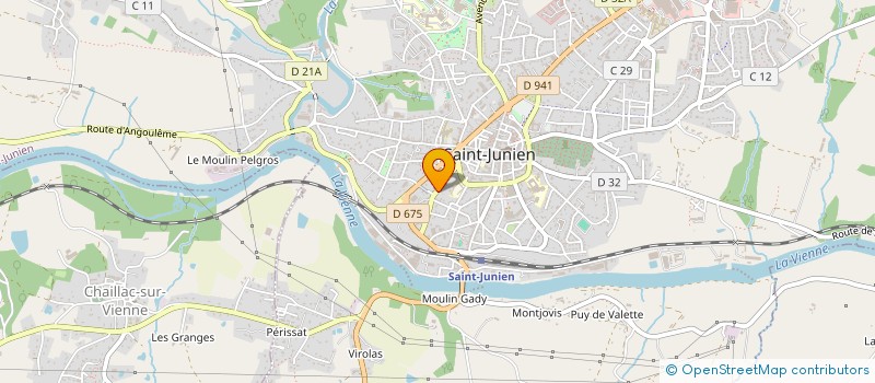 localisation de l'entreprise MONSIEUR JEAN MOREAU à SAINT-JUNIEN