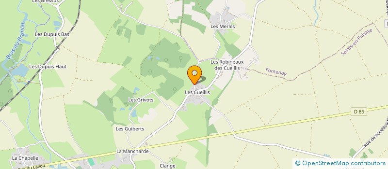 localisation de l'entreprise MONSIEUR JEAN MOREAU  SAINTS-EN-PUISAYE