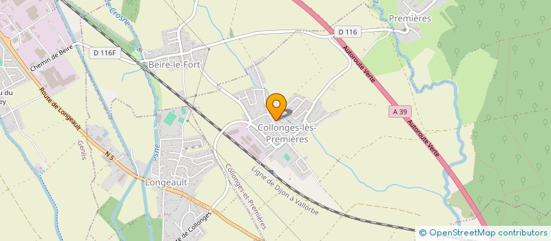 localisation de l'entreprise MONSIEUR JEAN MOREAU  COLLONGES-ET-PREMIERES