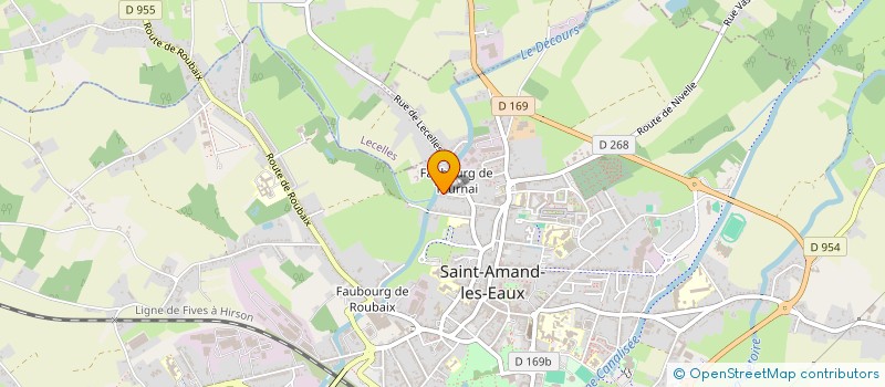 localisation de l'entreprise MONSIEUR JEAN MOREAU à SAINT-AMAND-LES-EAUX
