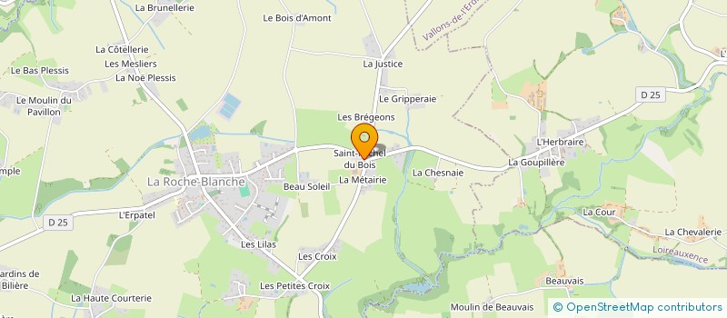 localisation de l'entreprise MONSIEUR JEAN MOREAU à LA ROCHE-BLANCHE