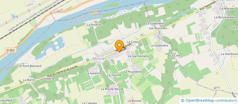 localisation de l'entreprise MONSIEUR JEAN MOREAU  MOSNES