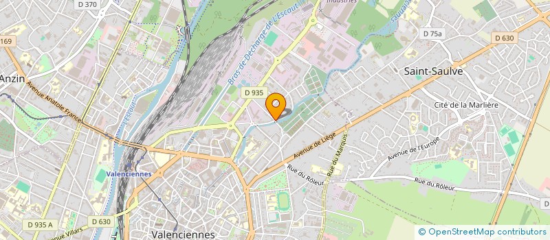 localisation de l'entreprise MONSIEUR JEAN MOREAU à VALENCIENNES