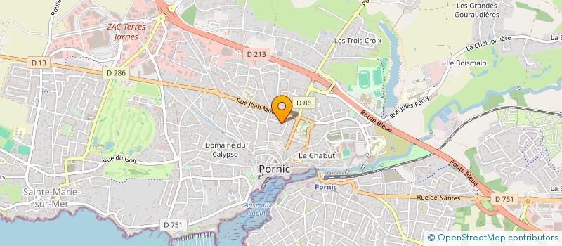 localisation de l'entreprise MONSIEUR JEAN MOREAU  PORNIC