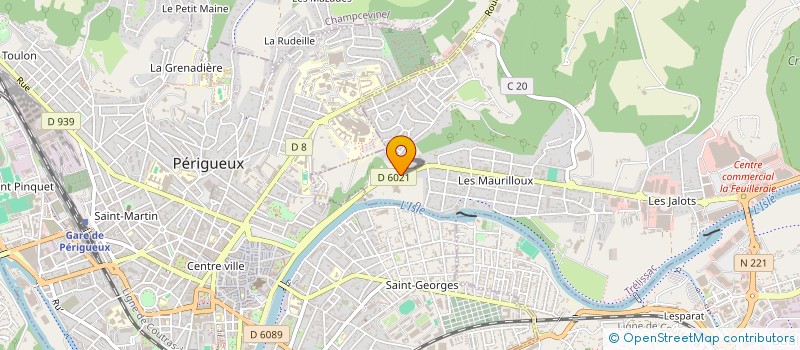 localisation de l'entreprise MONSIEUR JEAN MOREAU à TRELISSAC