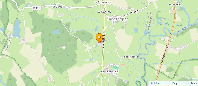 localisation de l'entreprise MONSIEUR JEAN MOREAU  ST FORGEOT