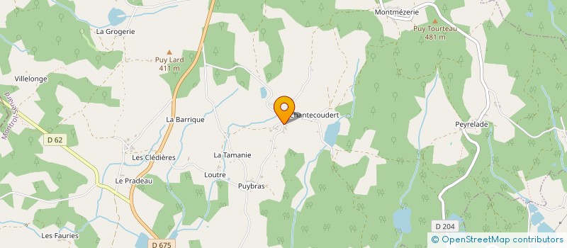 localisation de l'entreprise MONSIEUR JEAN MOREAU à MONTROL-SENARD