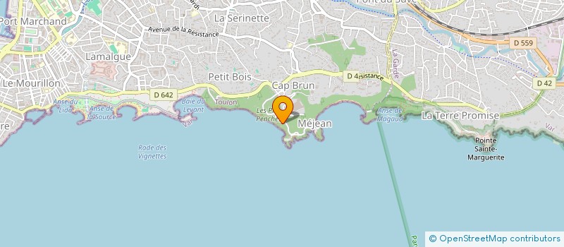 localisation de l'entreprise MONSIEUR JEAN MOREAU  TOULON