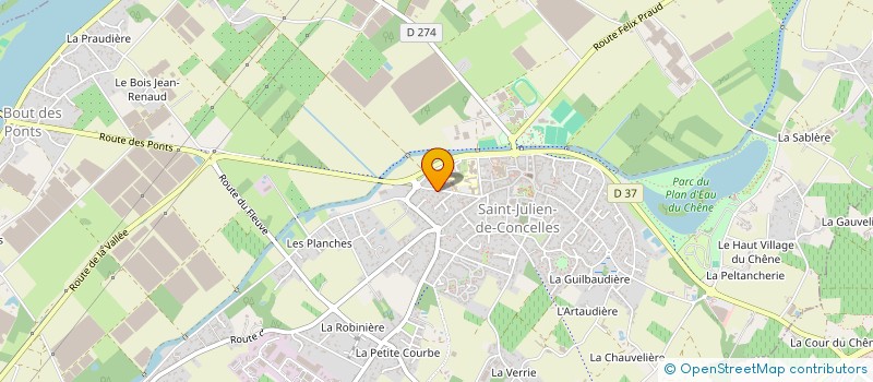 localisation de l'entreprise MONSIEUR JEAN MOREIRA  SAINT-JULIEN-DE-CONCELLES