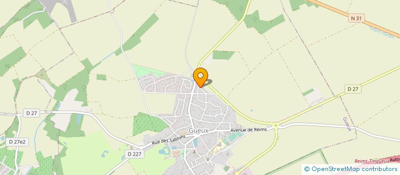 localisation de l'entreprise MONSIEUR JEAN MOREL à GUEUX