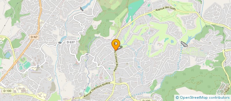 localisation de l'entreprise MONSIEUR JEAN MOREL  SAINT-RAPHAEL