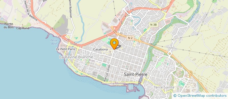 localisation de l'entreprise MONSIEUR JEAN MOREL à SAINT-PIERRE