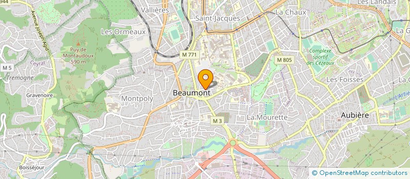 localisation de l'entreprise MONSIEUR JEAN MOREL à BEAUMONT