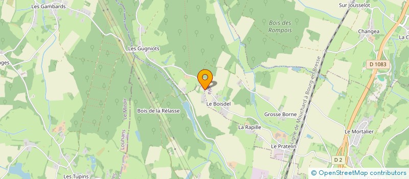 localisation de l'entreprise MONSIEUR JEAN MOREL  CUISIA