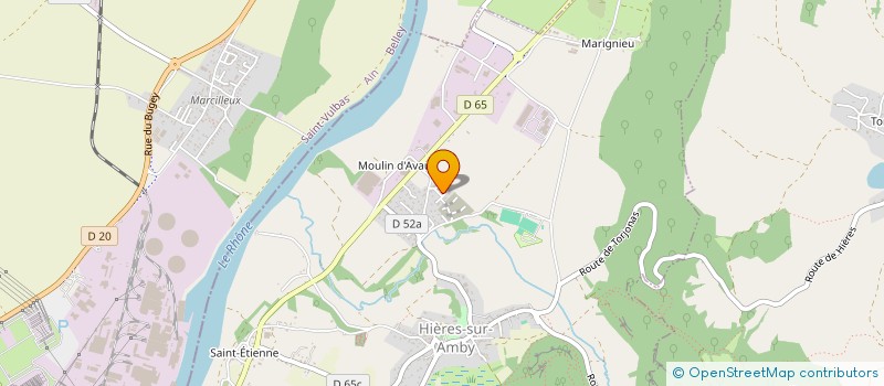 localisation de l'entreprise MONSIEUR JEAN MOREL  HIERES-SUR-AMBY