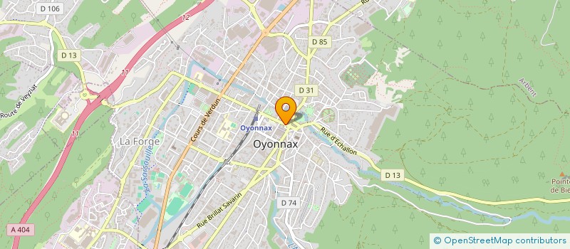localisation de l'entreprise MONSIEUR JEAN MOREL-VULLIEZ à OYONNAX