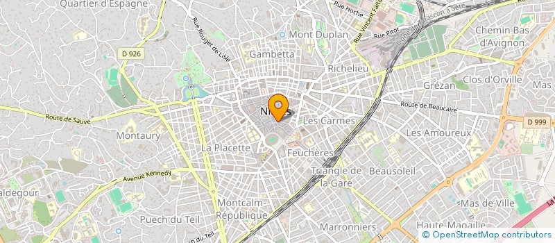 localisation de l'entreprise MONSIEUR JEAN MORENO  NIMES