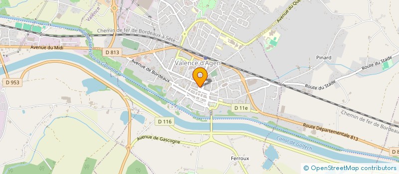 localisation de l'entreprise MONSIEUR JEAN MORENO à VALENCE