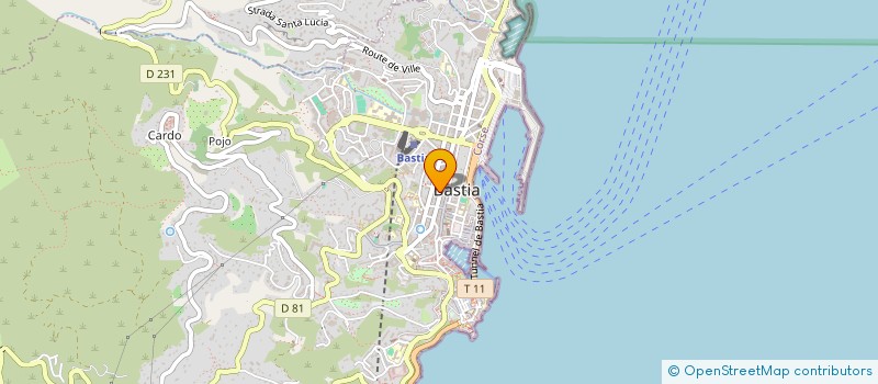 localisation de l'entreprise MONSIEUR JEAN MORGANTI à BASTIA