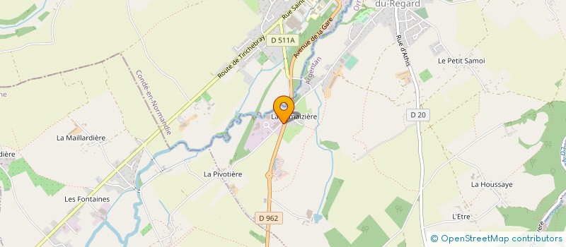 localisation de l'entreprise MONSIEUR JEAN MORIEUX à SAINT-PIERRE-DU-REGARD