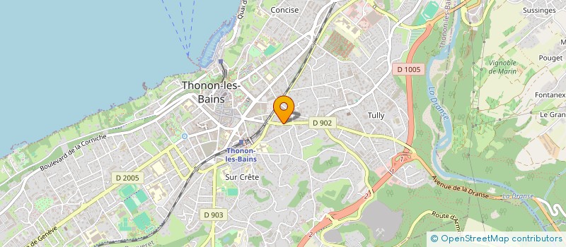localisation de l'entreprise MONSIEUR JEAN MORIN à THONON-LES-BAINS
