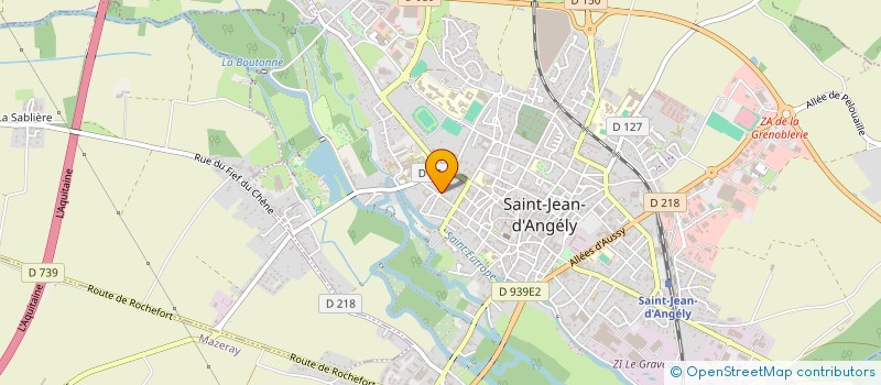 localisation de l'entreprise MONSIEUR JEAN MORIN  SAINT JULIEN DE L'ESCAP