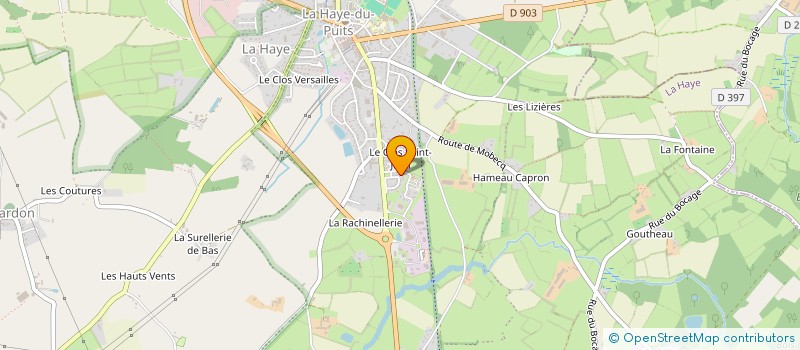 localisation de l'entreprise MONSIEUR JEAN MORIN  LA HAYE